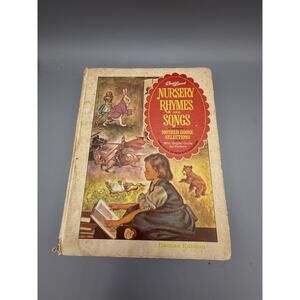 1973 Best Loved Nursery Rhymes and Songs Deluxe HC Parents Magazine Book